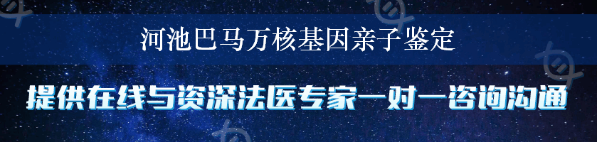 河池巴马万核基因亲子鉴定